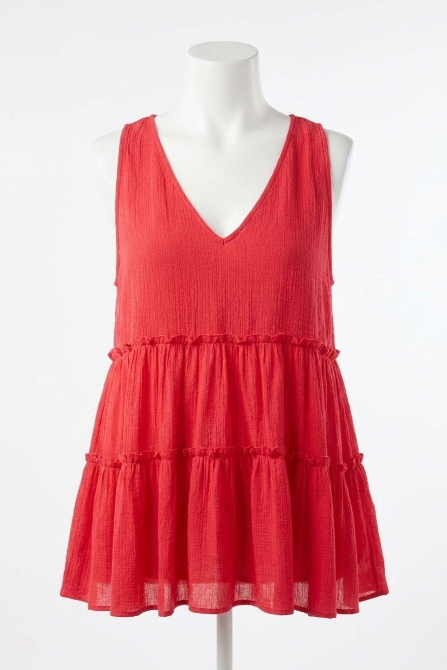 NEW HATCH women's the austra tank top in punch